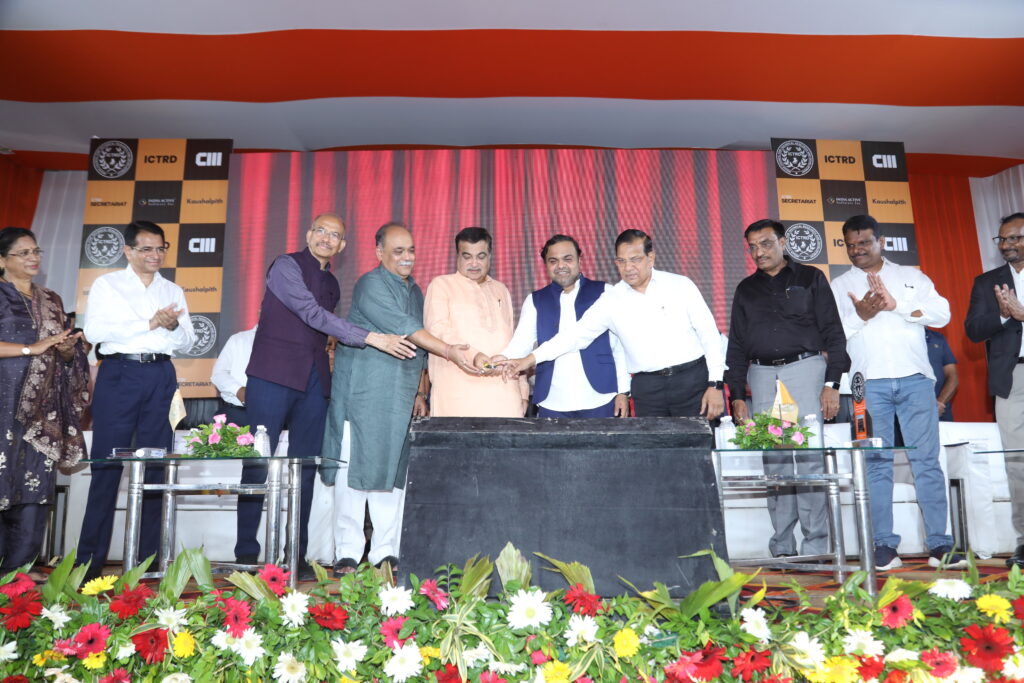 Dr. Ketan Mohitkar along with other dignitaries during the digital inauguration of the ICTRD Secretariat and Incubation Centre